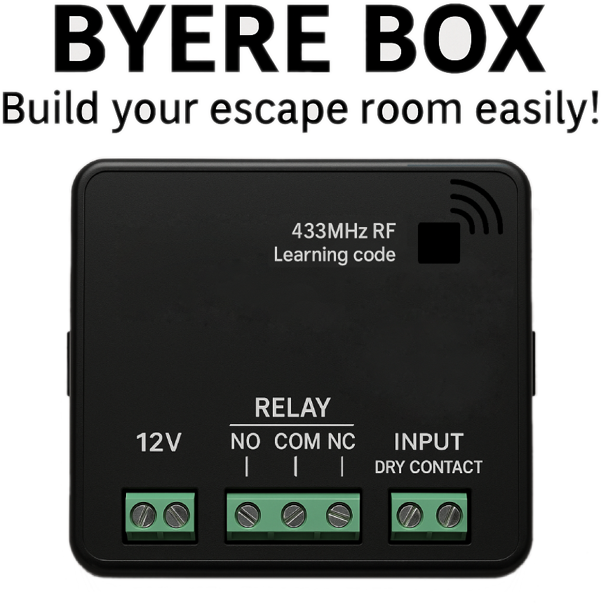 BYERE BOX - Build your escape room easily!
